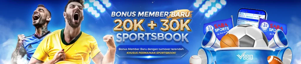 bonus 100% member baru V88ID